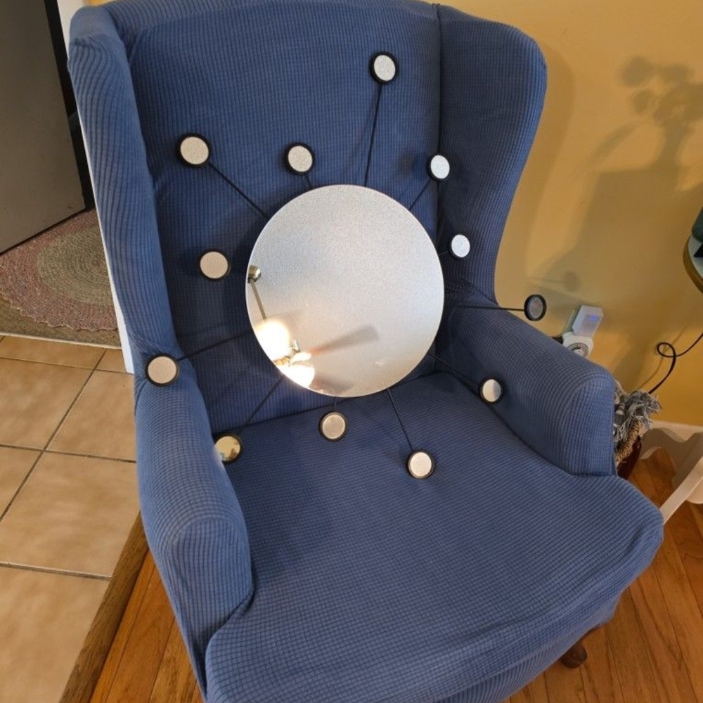 Vintage 1999 IKEA FIGGJO SUNBURST STARBURST MIRROR.